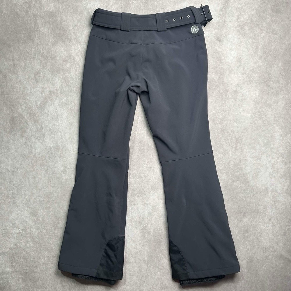 Women's Marmot Davos Ski Snowboard Pants Size XS Gray w/ Belt - Picture 2 of 9